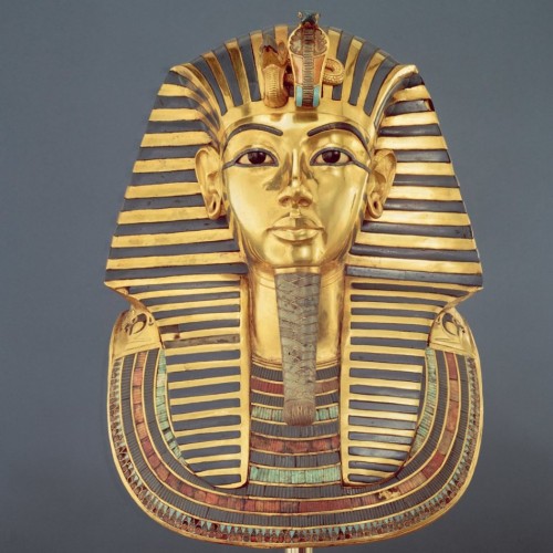 egyptian18thdynasty-thefunerarymaskoftutankhamunc1370-1352bcnewkingdomc1336-1327bcgold-meisterdrucke-427092.jpg